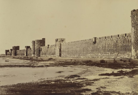 Aigues-Mortes; Édouard Baldus, French, born Germany, 1813 - 1889, France; about 1861; Albumen silver print
