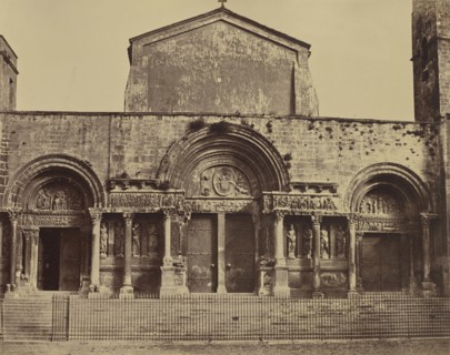 St Gilles; Édouard Baldus, French, born Germany, 1813 - 1889, France; about 1861; Albumen silver print