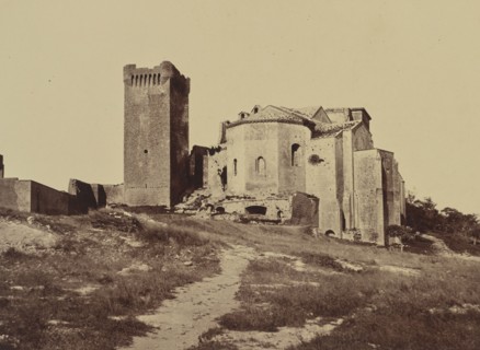 Montmajour; Édouard Baldus, French, born Germany, 1813 - 1889, France; about 1861; Albumen silver print