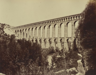 Roquefavour; Édouard Baldus, French, born Germany, 1813 - 1889, France; about 1861; Albumen silver print