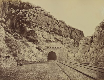 Souterrain de la Nerthe; Édouard Baldus, French, born Germany, 1813 - 1889, France; about 1861; Albumen silver print