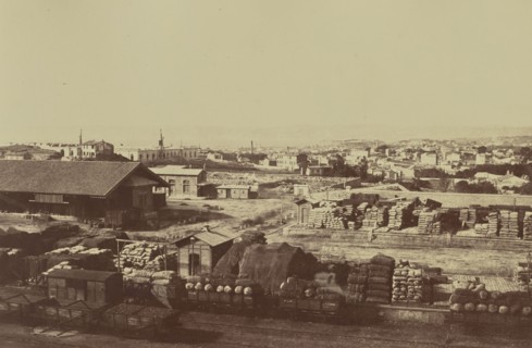 Marseille; Édouard Baldus, French, born Germany, 1813 - 1889, France; about 1861; Albumen silver print