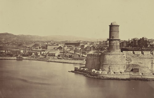 Marseille; Édouard Baldus, French, born Germany, 1813 - 1889, France; about 1861; Albumen silver print
