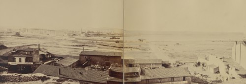 Marseille; Édouard Baldus, French, born Germany, 1813 - 1889, France; about 1861; Albumen silver print