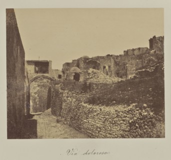 Ecce Homo Arch; Reverend George Wilson Bridges, English, born Australia, 1788 - 1863, Jerusalem, Israel, Palestine, about 1850