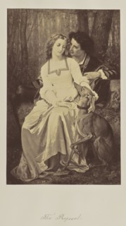 The Proposal; 1865; Albumen silver print