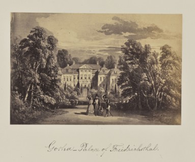 Gotha, Palace of Friedrichsthal; about 1865; Albumen silver print