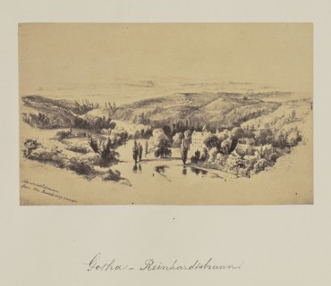 Gotha, Reinhardtsbrunn; about 1865; Albumen silver print