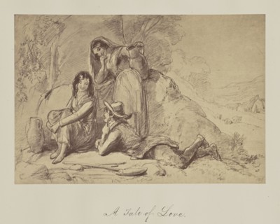 A Tale of Love; about 1865; Albumen silver print