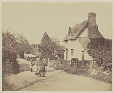 Lane Scene; Attributed to John Dixon Piper, Scottish, active 1850s - 1860s, Great Britain; about 1861; Albumen silver print