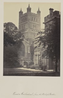 Exeter Cathedral - from the Bishop's Garden; Attributed to Francis Bedford, English, 1815,1816 - 1894, Exeter, Great Britain