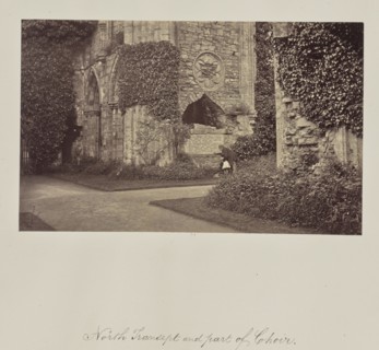 North Transept and part of Choir; Bayham, Great Britain; about 1865; Albumen silver print