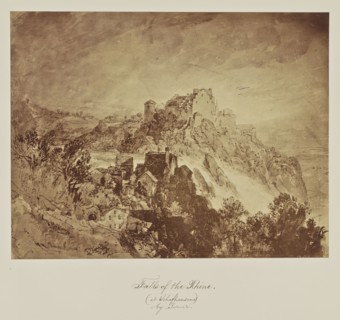Falls of the Rhine., at Schafhausen., by Turner; Caroline Bertolacci, British, born 1825, active 1860s - 1890, about 1863