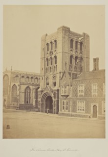 The Norman Tower - Bury St Edmunds; Attributed to John Dixon Piper, Scottish, active 1850s - 1860s, Bury St. Edmunds, Great