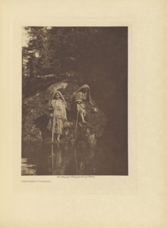 Gathering Seaweed; Edward S. Curtis, American, 1868 - 1952, Seattle, Washington, United States; negative 1915; print 1916