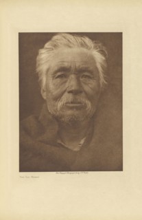 The Old Makah; Edward S. Curtis, American, 1868 - 1952, Seattle, Washington, United States; negative 1915; print 1916