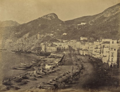 Salerno from Hotel window; Mrs. Jane St. John, British, 1803 - 1882, Salerno, Italy; 1856 - 1859; Albumen silver print