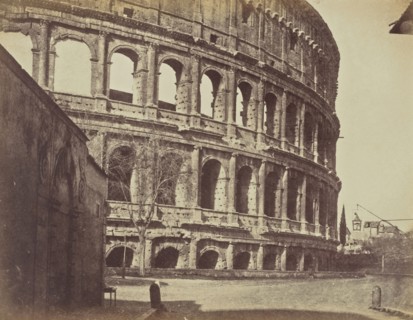 Colosseum, Rome; Mrs. Jane St. John, British, 1803 - 1882, Rome, Italy; 1856 - 1859; Albumen silver print from a paper negative