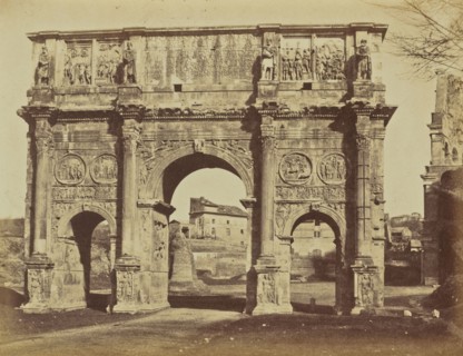 Arch of Constantine, Rome; Mrs. Jane St. John, British, 1803 - 1882, Rome, Italy; 1856 - 1859; Albumen silver print