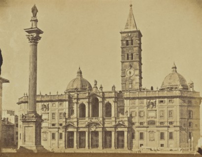 Church of Sta Maria Maggiore, Rome; Mrs. Jane St. John, British, 1803 - 1882, Rome, Italy; 1856 - 1859; Albumen silver print