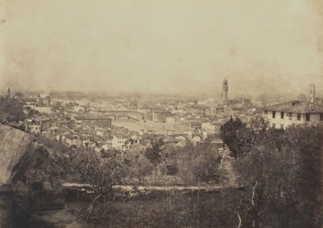 Florence from St Miniato; Mrs. Jane St. John, British, 1803 - 1882, Florence, Italy; 1856 - 1859; Albumen silver print