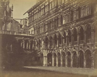 Doges Palace, Venice; Mrs. Jane St. John, British, 1803 - 1882, Venice, Italy; 1856 - 1859; Albumen silver print from a paper