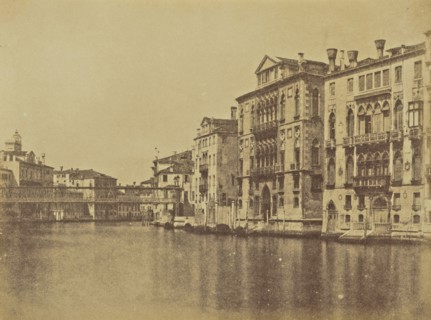 Grand Canal, Venice; Mrs. Jane St. John, British, 1803 - 1882, Venice, Italy; 1856 - 1859; Albumen silver print from a paper