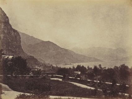 Lake of Como; Mrs. Jane St. John, British, 1803 - 1882, Como, Italy; 1856 - 1859; Albumen silver print from a paper negative