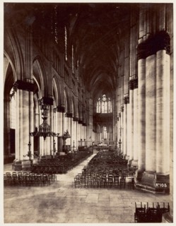 Reims Cathedral; Reims, France; 1870s - 1880s; Albumen silver print