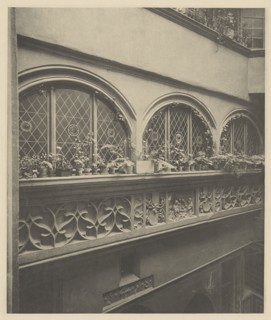 Hof des Mullerschen Hauses in der Karolinenstrasse 24; W. Biede, German, active 1870s - 1880s, Nuremberg, Germany; 1870s