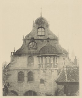 Giebel der Hoffassade del Heerdegenschen Hauses; W. Biede, German, active 1870s - 1880s, Nuremberg, Germany; 1870s - 1880s