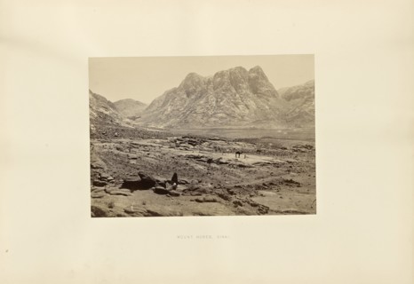 Mount Horeb, Sinai; Francis Frith, English, 1822 - 1898, Sinai; 1858; Albumen silver print