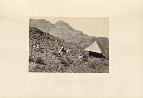 The Summit of Gebel Moosa, Sinai; Francis Frith, English, 1822 - 1898, Sinai; 1858; Albumen silver print