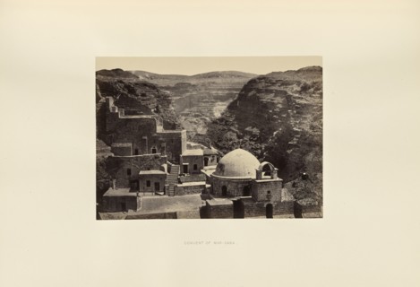 Convent of Mar-Saba; Francis Frith, English, 1822 - 1898, Palestine; 1858; Albumen silver print