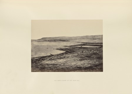The North Shore of the Dead Sea; Francis Frith, English, 1822 - 1898, Palestine; 1857; Albumen silver print
