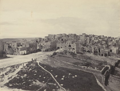 Bethlehem, from the Latin Convent; Francis Frith, English, 1822 - 1898, Bethlehem, Israel; negative 1858; print 1865; Albumen
