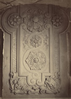 Bas-relief de la partie supérieure de la voute. Vestibule octogone; Louis-Émile Durandelle, French, 1839 - 1917, Paris, France