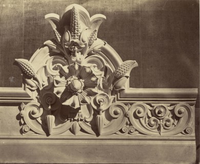 Chéneau des facades latérales; Louis-Émile Durandelle, French, 1839 - 1917, Paris, France; about 1875; Albumen silver print