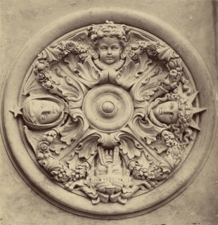 Clef de voute. Galeries latérales; Louis-Émile Durandelle, French, 1839 - 1917, Paris, France; about 1875; Albumen silver print