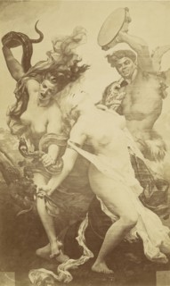 Danse bachique; Louis-Émile Durandelle, French, 1839 - 1917, Paris, France; about 1875; Albumen silver print