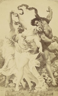 Danse amoureuse; Louis-Émile Durandelle, French, 1839 - 1917, Paris, France; about 1875; Albumen silver print