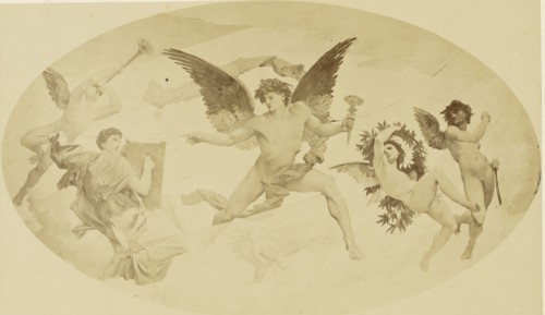 Plafond: Le Zodiaque; Louis-Émile Durandelle, French, 1839 - 1917, Paris, France; about 1875; Albumen silver print