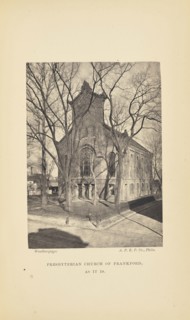 Presbyterian Church of Frankford, as it is; American Photo-Relief Printing Company, American, active 1870s - 1880s