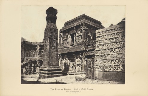 The Kylas at Ellora; Unknown maker; London, England; 1869; Albumen silver print
