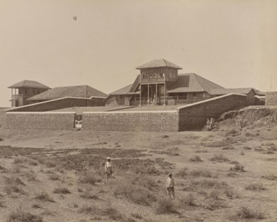 Hathab bangalow; India; 1886 - 1889; Albumen silver print