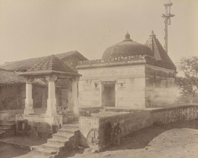 Temple; India; 1886 - 1889; Albumen silver print