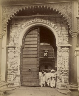 Old Darbar Gateway; India; 1886 - 1889; Albumen silver print
