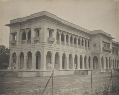Samaldas College; India; 1886 - 1889; Platinum print; 19 x 23.9 cm, 7 1,2 x 9 7,16 in