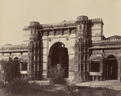 Mizapur Mosque, Ahmedabad; India; 1886 - 1889; Albumen silver print
