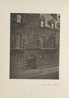 Principal Doorway Of College; Thomas Annan, Scottish,1829 - 1887, Glasgow, Scotland; 1871; Carbon print; 22.6 × 17 cm